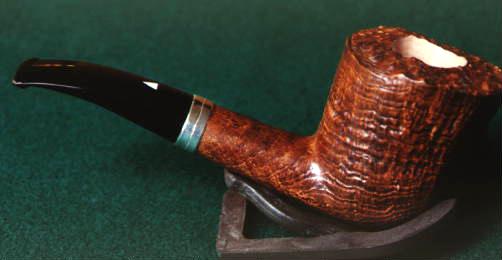 Freeform sandblast and sterling band...