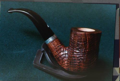 Sandblast 027 on my catalog with sterling band...