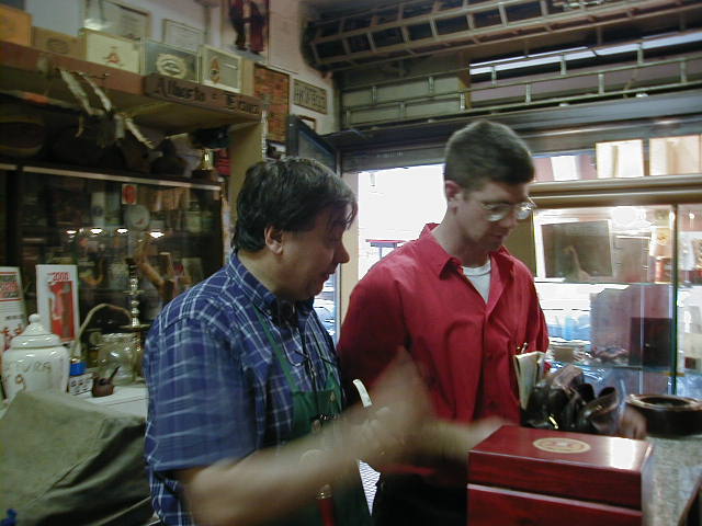 American customer in visit to my laboratory in Bologna downtown(sorry i forget his name)...