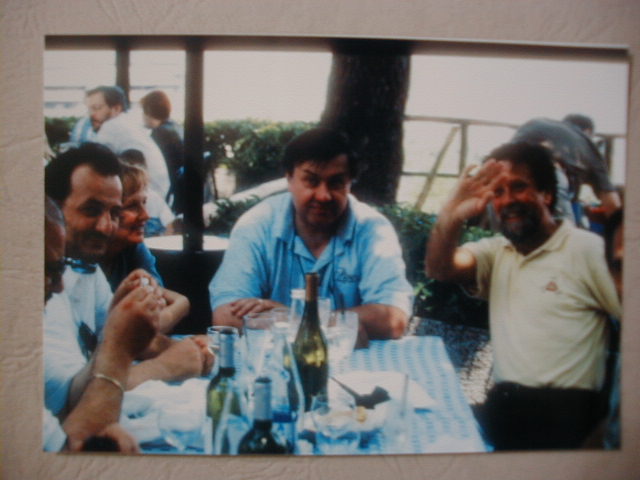 Same place same friends Guidi and Maurizio...