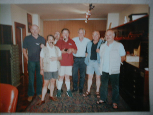 Inside the Lubinski showroom with some members club and Mario Lubinski...