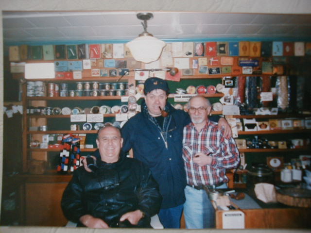 Visit to Mr Feldman in Albany tobacconist...