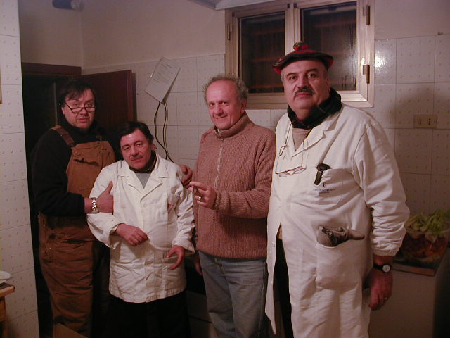 The staff of the cooking...