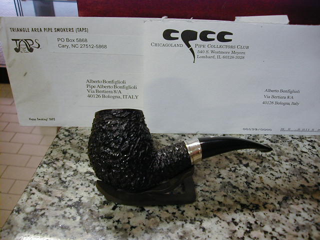 Pipe available Bonfiglioli black rustic sterling band...