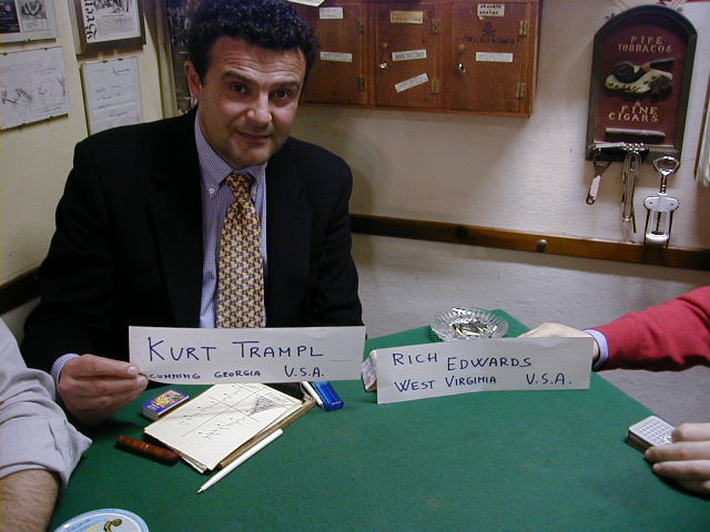 The names of the winners before the raffle.