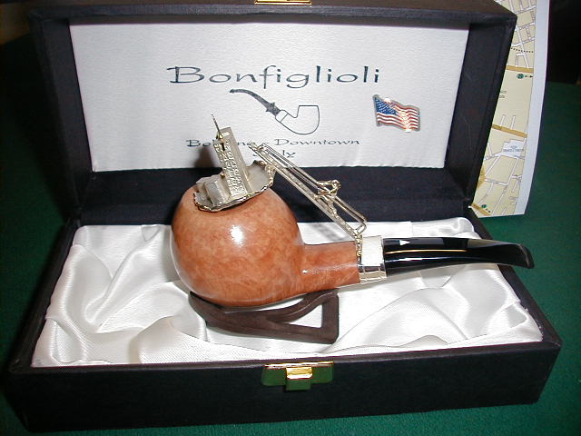 One of the two pipes for the American smokers on the door prize...