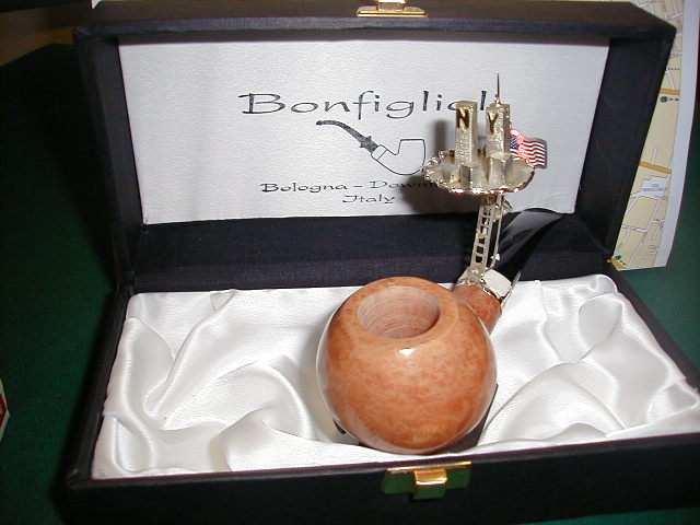 One of the two pipes for the American smokers on the door prize...