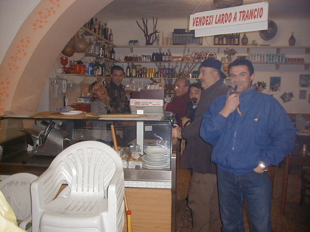 Here we are in COLONNATA city...