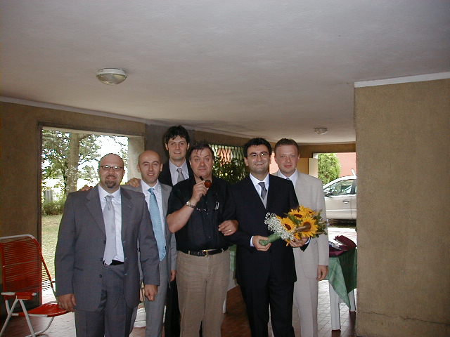 Wedding day of a member of the Bonfiglioli pipe club Prof. Veglia and his wonderful wife the last 6 july...