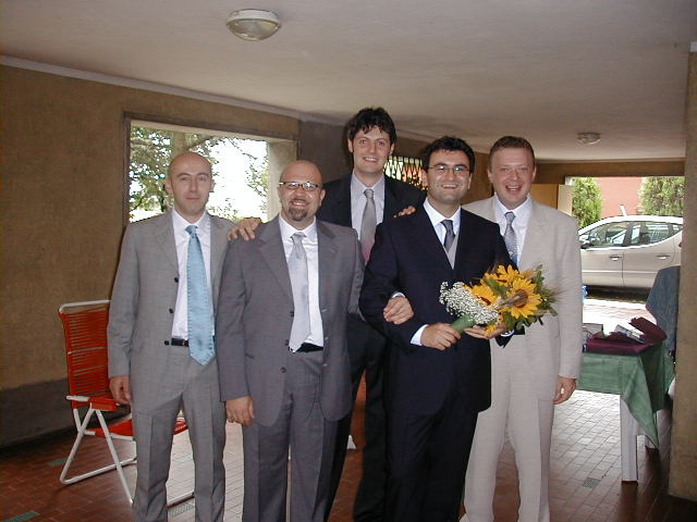 Wedding day of a member of the Bonfiglioli pipe club Prof. Veglia and his wonderful wife the last 6 july...