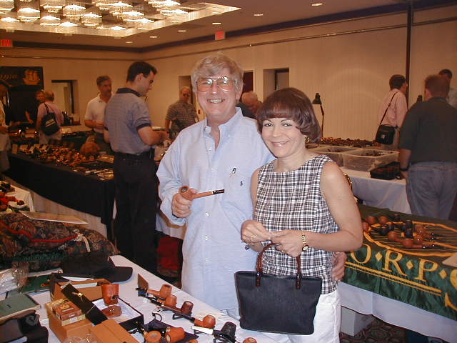 Mr Richard Angelo and his wife in visit to my table at the CAPS CONV: in Washington D.C. last 13 Juley 2002 july...