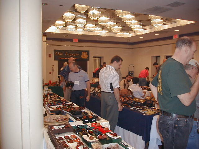 Convention of Washington,my table and some smokers on the saloon...