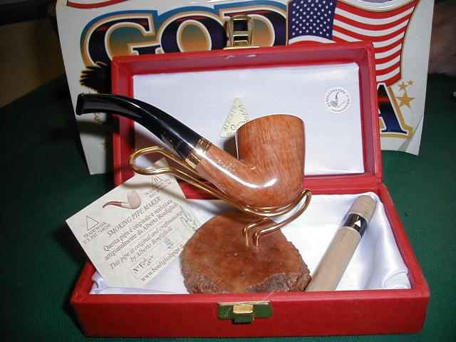 For collectors natural smooth with gold band...