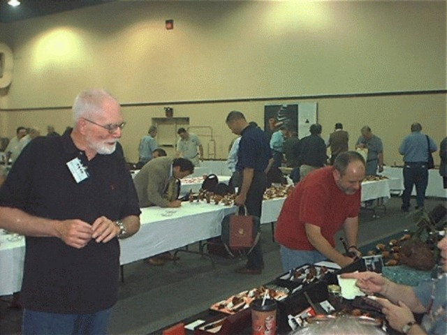Some clients at my table in Chicago convention 2003...