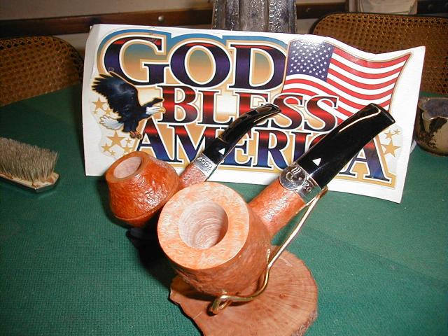 Two special Bonfiglioli's pipe made just for the CORPS conv. in Richmond...