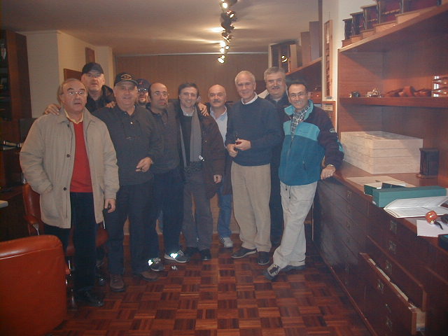 Bonfiglioli's pipe club at the trip in Marche italian central region...