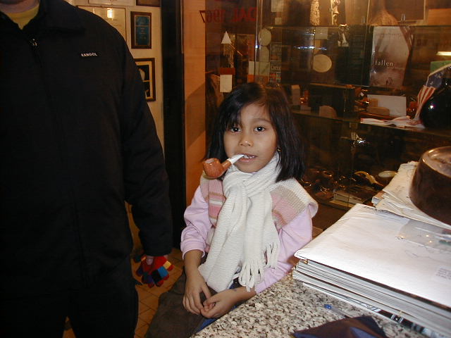 Nicely visit at Mr Stadler with the daugther of his girlfriend from Germany...