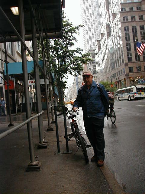 Visiting at New York World Trade Center and the Irish memorial monument with my friends...