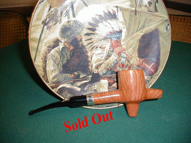 This beautiful pipe serie 'indian calumet' sould be in sale at the next...