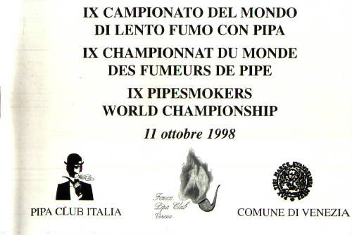 IX Pipesmokers World Championship...