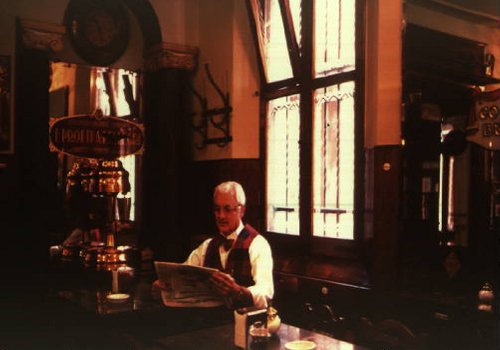 Particulars of inside the Bergamini Hosteria...