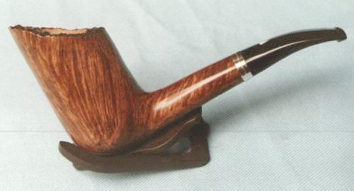 Free Form natural amber color with sterling band...